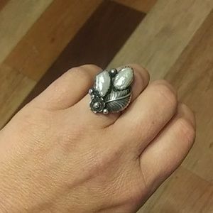 Baroque Pearls and Sterling Silver Ring